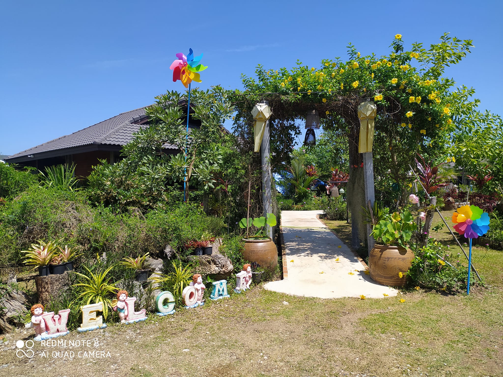 angels chambres d'hotes chiang rai jardin